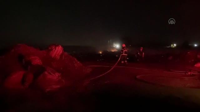 KAHRAMANMARAŞ - Yem fabrikasında çıkan yangın söndürüldü