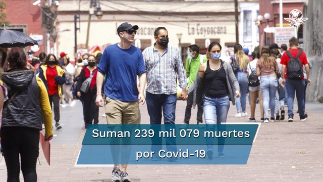 México registra 484 muertes y más de 17 mil contagios por Covid en 24 horas