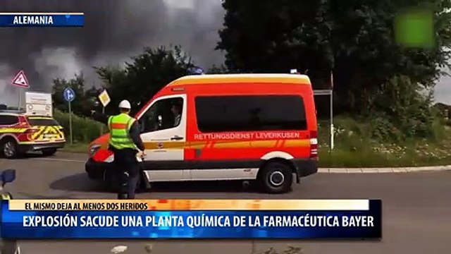 Una fuerte explosión sacude una planta química de la farmacéutica Bayer en Alemania y deja al menos dos heridos