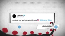 Socialeyesed - Simone Biles receives support from social media