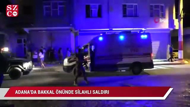 Adana’da bakkal önünde silahlı saldırı: 1 ölü, 1 yaralı