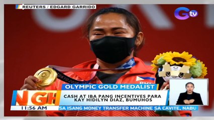 Cash at iba pang incentives para kay Hidilyn Diaz, bumuhos | BT