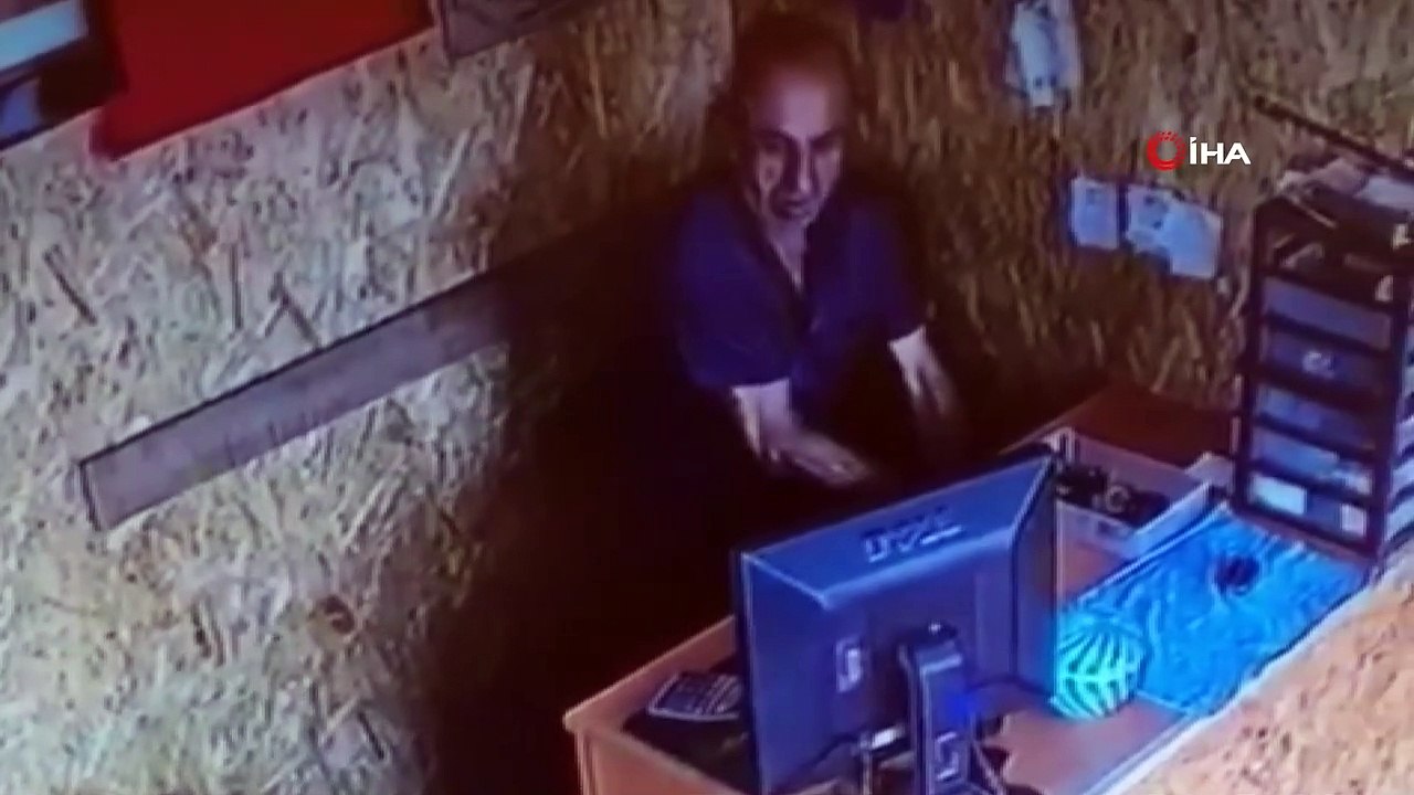 Bir gün önce başladığı iş yerinin kasasını soydu