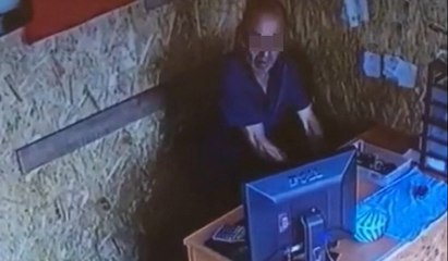 Bir gün önce başladığı iş yerinin kasasını soydu