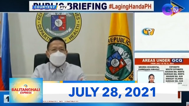 Balitanghali Express: July 28, 2021