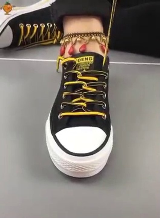 Creative Ways beautiful shoelaces tricks Cool ideas how to tie shoe