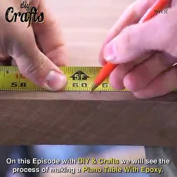 diy piano table using epoxy Resin Wood Table Top project epoxy resin tutorial diy piano table