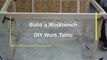 Homemade build a workbench diy work table  project  work table ideas  metal workbench