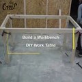 Homemade build a workbench diy work table  project  work table ideas  metal workbench