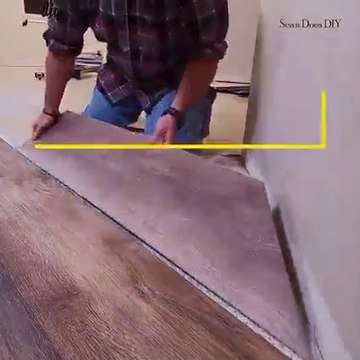 How to Install Vinyl Plank Flooring as a Beginner part #2 Home Renovation sheet vinyl