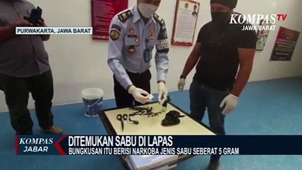 Pelaku Lempar Narkoba Ke Lapas Purwakarta Terekam CCTV