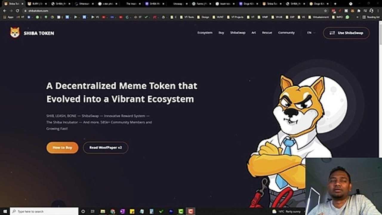 P2 - SHIBA DEX LIVE _ SHIBASWAP Interface Explained _ Bury vs DIG vs WOOF _ Leash & Bone in Tamil