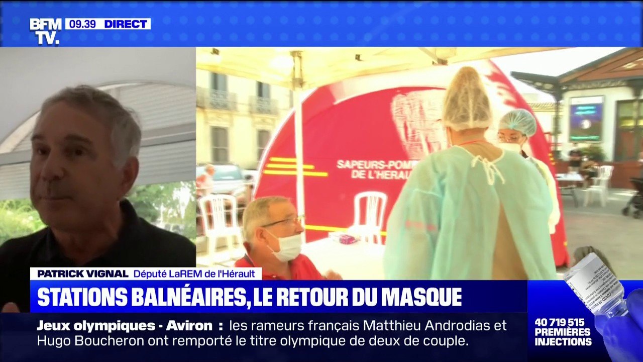 Patrick Vignal, député LaREM de l'Hérault: "Oui, partez en vacances, mais reprenez les gestes barrières"