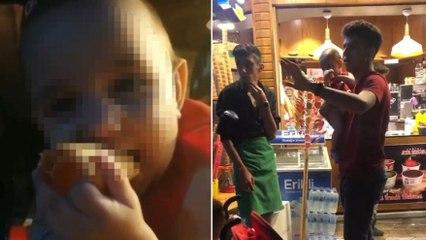 İnanılmaz olay...Dondurmacıda minik bebeğini unuttu, yarım saat sonra aramaya geldi