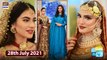 Good Morning Pakistan - Celebrities Doing Their Own Bridal Makeup - 28th July 2021 - ARY Digital