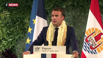 Emmanuel Macron : «La nation a une dette à l’égard de la Polynésie française»