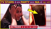 While Partying With Ravi Dubey and Arjun Bijlani, Nia Sharma Broke Her Expensive Thing