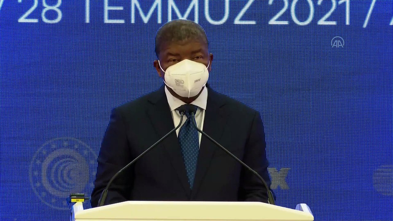 ANKARA - Angola Cumhurbaşkanı Lourenço, Türkiye- Angola İş Forumu'nda konuştu