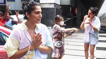 Kubbra Sait Jumps In Joy As Paparazzi Surprises Her On Her Birthday