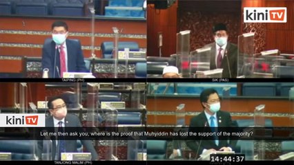 PAS MP claims Muhyiddin has majority, sparks shouting match