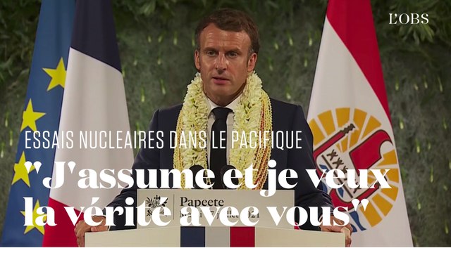 Essais nucléaires : la dette envers la Polynésie reconnue par Macron