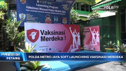 Kapolda Metro Jaya Launching Vaksinasi Merdeka di SMK Satria Jakarta Barat
