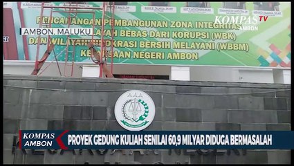 Proyek Gedung Kuliah Senilai 60,9 Miliar Diduga Bermasalah