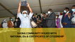 Shona Community issued with National IDs and certificates of citizenship