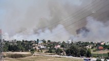 ADANA - Sarıçam'da çıkan orman yangınına müdahale ediliyor
