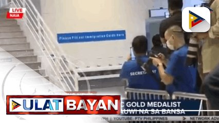 Breaking News: Historic Olympic Gold Medalist Hidily Diaz, nakauwi na sa bansa