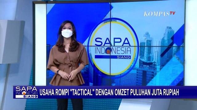 Berawal dari Hobi, Usaha Rompi Taktikal Warga Kediri Ini Raih Omzet hingga Puluhan Juta Rupiah