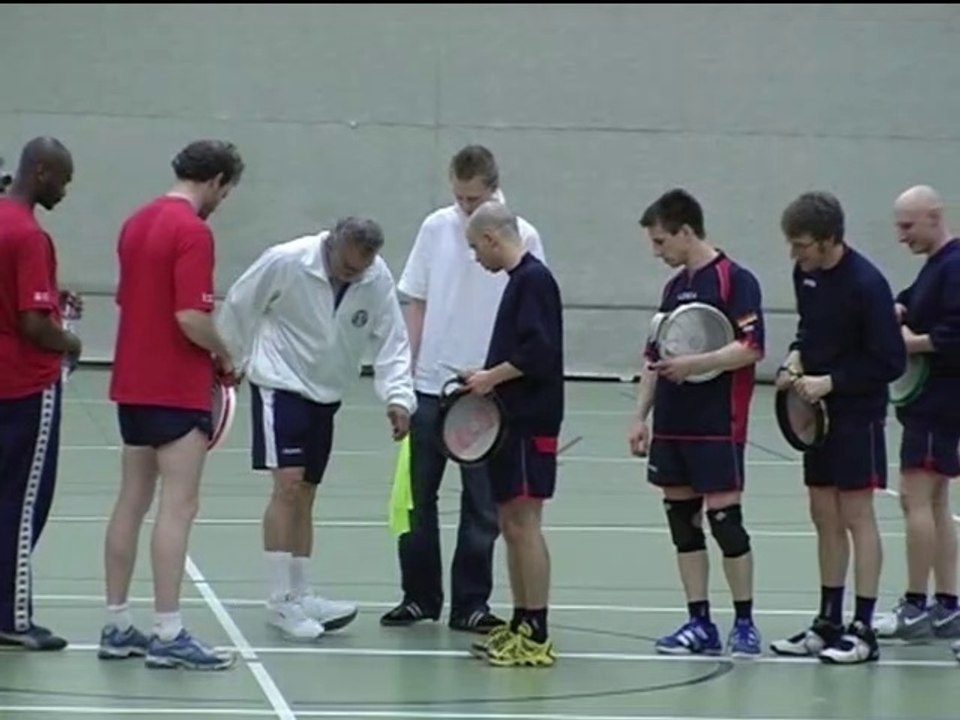 Tam LONDON(ENG) - Tam DEUTSCHLAND (D) qualification men  - 14th European Cup Tamburello indoor