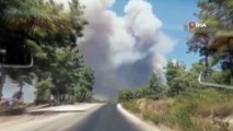Manavgat'taki orman yangını büyüyor