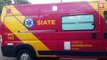 Ciclista fica ferido após ser atingido por caminhão no Bairro Pioneiros Catarinense