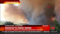 SON DAKİKA: Manavgat'ta orman yangını... Yerleşim yerlerine ulaştı