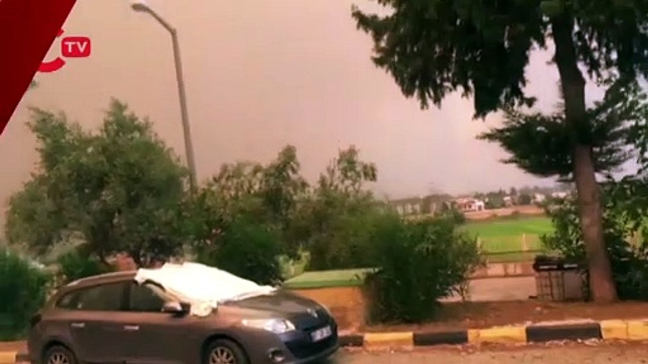 Manavgat'taki orman yangını böyle görüntülendi
