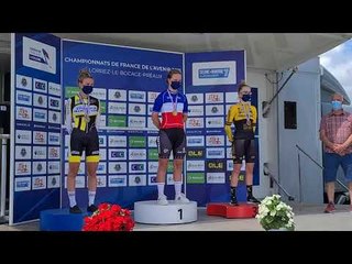 Championnat de France CLM Espoirs Femmes - Cérémonie protocolaire