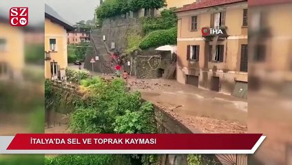 Download Video: İtalya'da sel ve toprak kayması: Cadde ve sokaklar sular altında kaldı