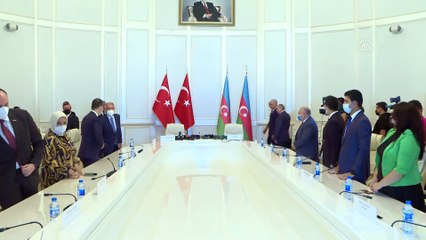 GENCE - AK Parti Genel Başkanvekili Kurtulmuş, Azerbaycan temaslarını değerlendirdi
