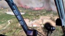 ANTALYA - Orman yangınına hava ve karadan müdahale ediliyor (3)