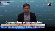 Anuncian vacunación libre contra el Covid para mayores de 18 años