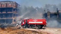 ANTALYA - Orman yangınına havadan ve karadan müdahale ediliyor (6)