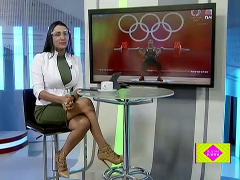 El atleta venezolano Julio Mayora gana la medalla de plata en Halterofilia en los JJOO de Tokio 2020