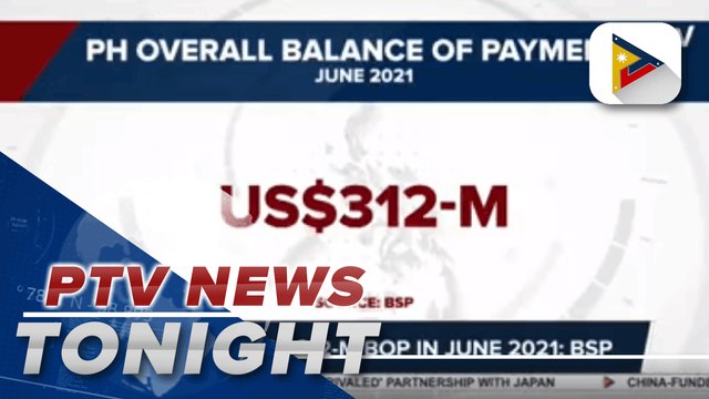 PH posts $312-M BOP in June 2021: BSP
