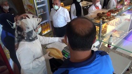 Erzincan zabıtasından fırın denetimi