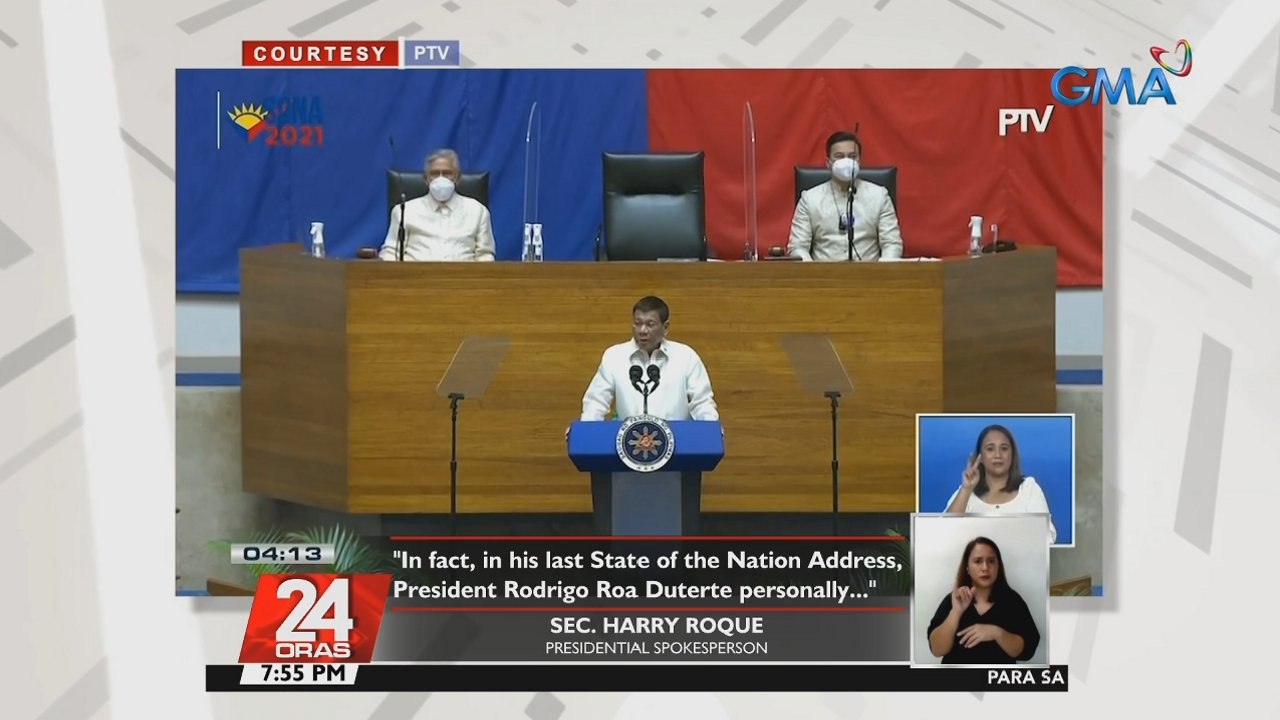 Malacañang, nakikiisa raw kay VP Robredo sa mensahe nito na mga Pilipino rin ang tumulong sa kanilang mga kababayan ngayong pandemya | 24 Oras
