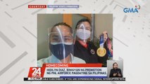 Hidilyn Diaz, binigyan ng promotion ng PHL Air Force pagdating sa Pilipinas | 24 Oras