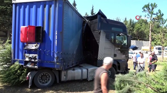 Samsun'da tırın çarptığı sepetli motosikletin sürücüsü hayatını kaybetti