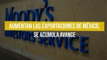 Aumentan las exportaciones de México, se acumula avance