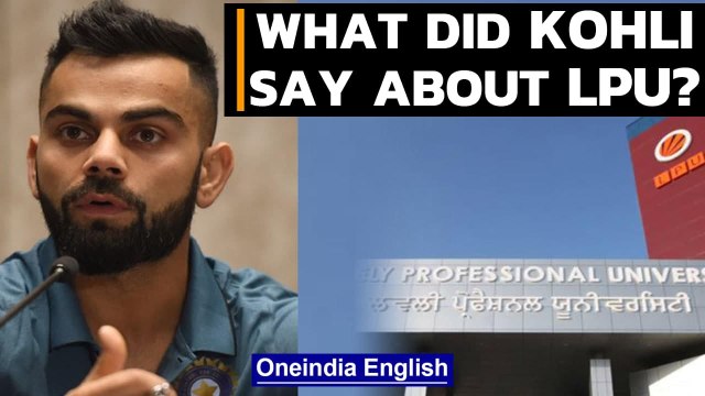 Virat Kohli praises Indian athletes in Olympics who studied in LPU; fans troll | Oneindia News